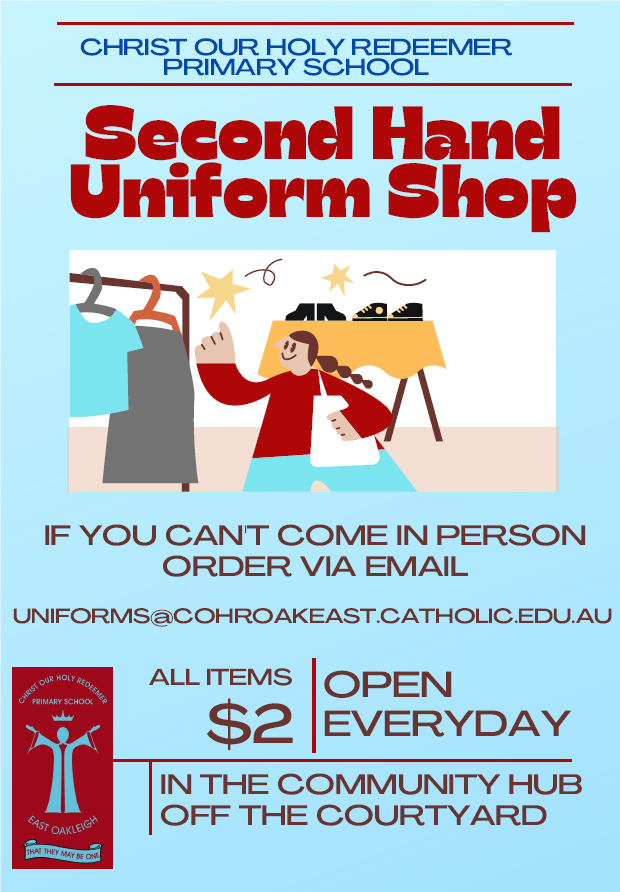 Second Hand School Uniforms Christ Our Holy Redeemer